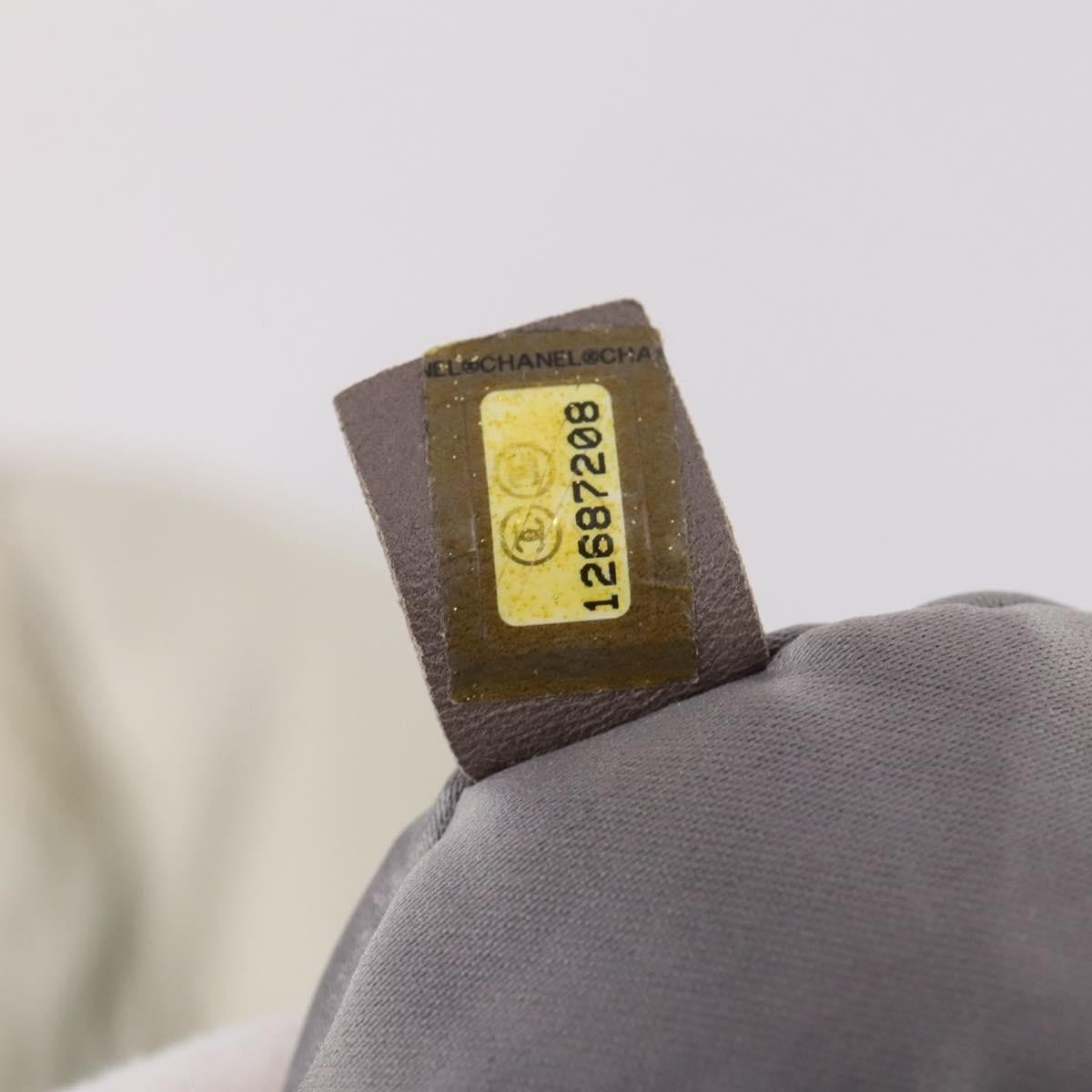 Chanel Vintage Chain Shoulder Bag Leather, ECRU, LEATHER, Shoulder bag