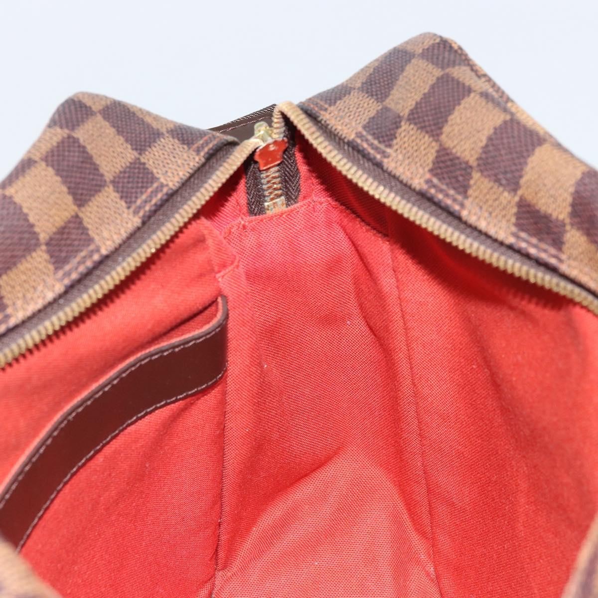 Louis Vuitton Naviglio Handbag Damier, BROWN, CANVAS, Shoulder bag