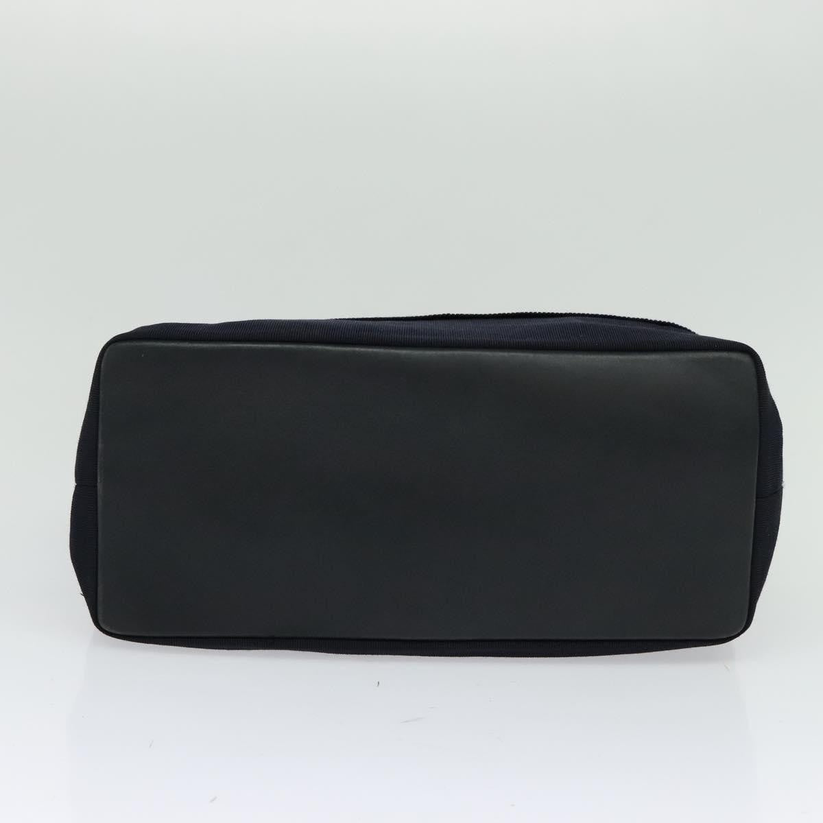 Salvatore Ferragamo Vala Shoulder Bag Canvas, NAVY, CANVAS, Shoulder bag