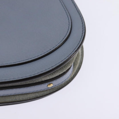 Chloe Nile Crossbody Bag Leather, BLUE, LEATHER, Crossbody bag