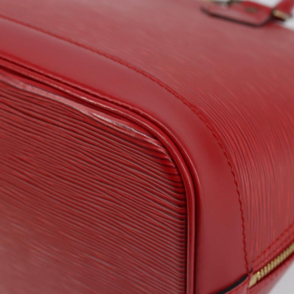 Louis Vuitton Alma Handbag Epi Leather, RED, LEATHER, Handbag