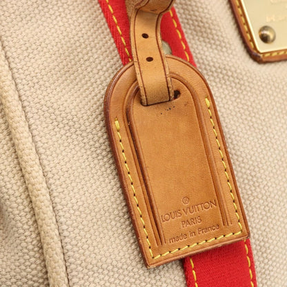 Louis Vuitton Antigua Tote Canvas, BEIGE, CANVAS, Tote bag