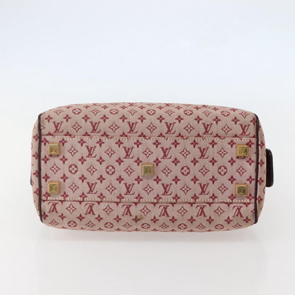 Louis Vuitton Josephine Handbag Mini Lin, RED, CANVAS, Handbag