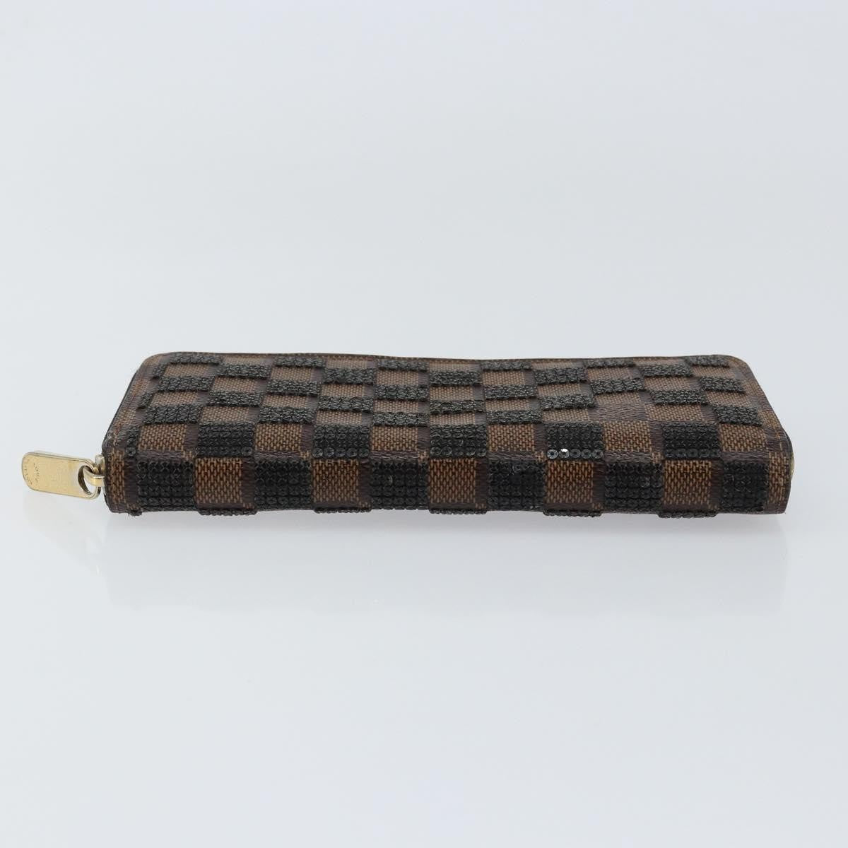 Louis Vuitton Zippy Wallet NM Damier Piet, BLACK, CANVAS, Wallets