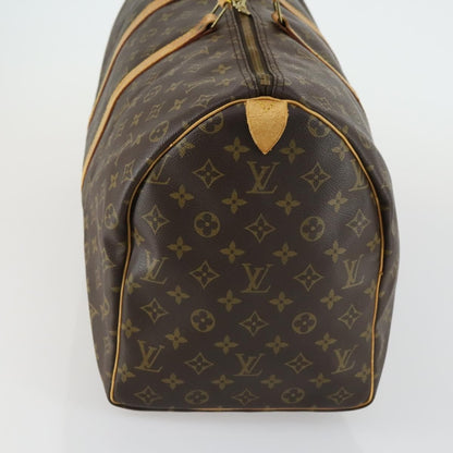 Louis Vuitton Keepall Bag Monogram Canvas, BROWN, CANVAS, Travel bag