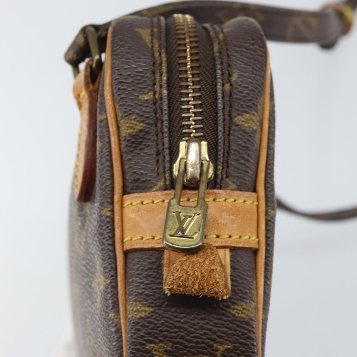 Louis Vuitton Pochette Marly Bandouliere Bag Monogram Canvas, BROWN, CANVAS, Shoulder bag