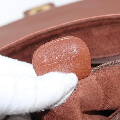 Gucci Vintage Handbag Leather, BROWN, LEATHER, Handbag
