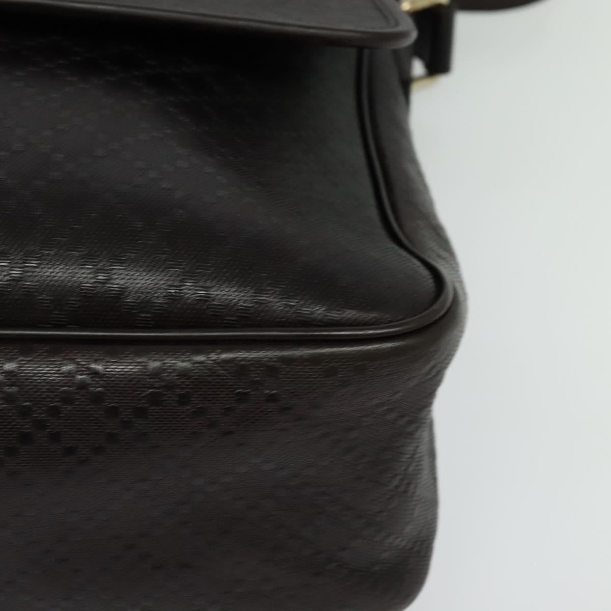 Gucci Lux Flap Messenger Bag Diamante Leather, BROWN, LEATHER, Crossbody bag