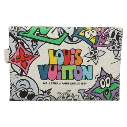 Louis Vuitton Trio Enveloppe Pouch Limited Edition Monogram Comics Canvas, MULTICOLOUR, CANVAS, Clutche & pouche