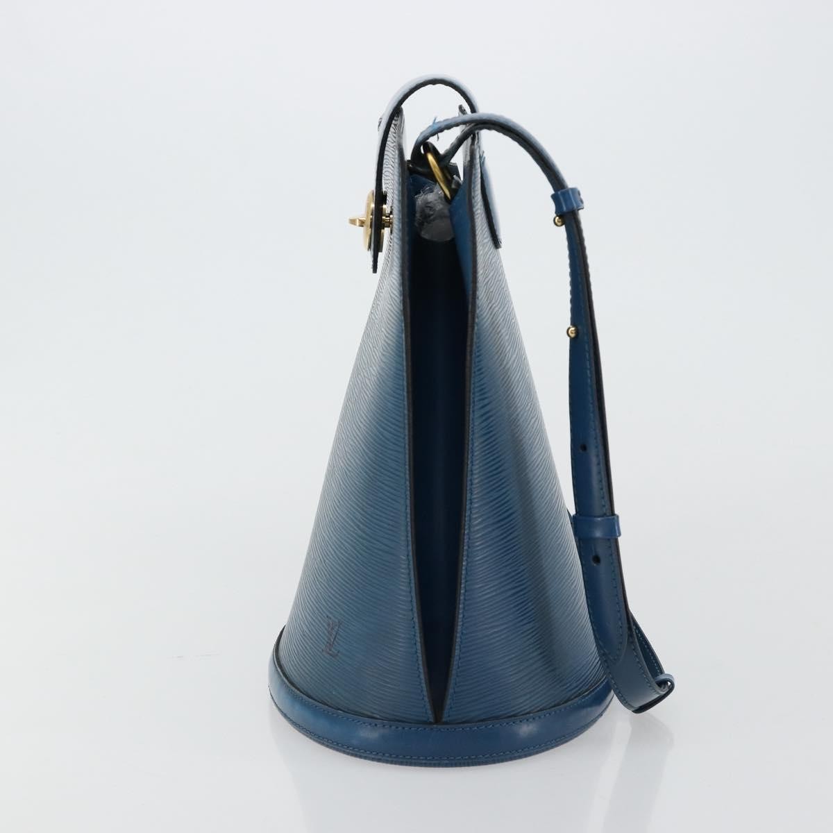 Louis Vuitton Cluny Shoulder Bag Epi Leather, Blue, Leather, Shoulder Bag