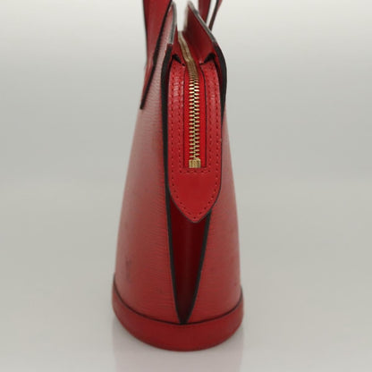 Louis Vuitton Saint Jacques Handbag Epi Leather, RED, LEATHER, Shoulder bag