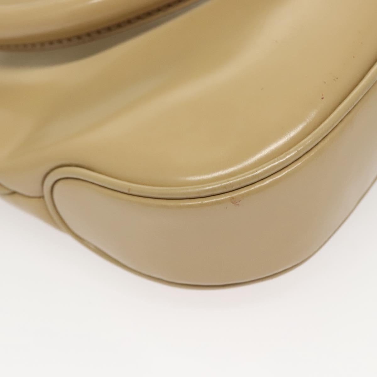 Gucci Vintage Jackie Handbag Leather, BEIGE, LEATHER, Handbag