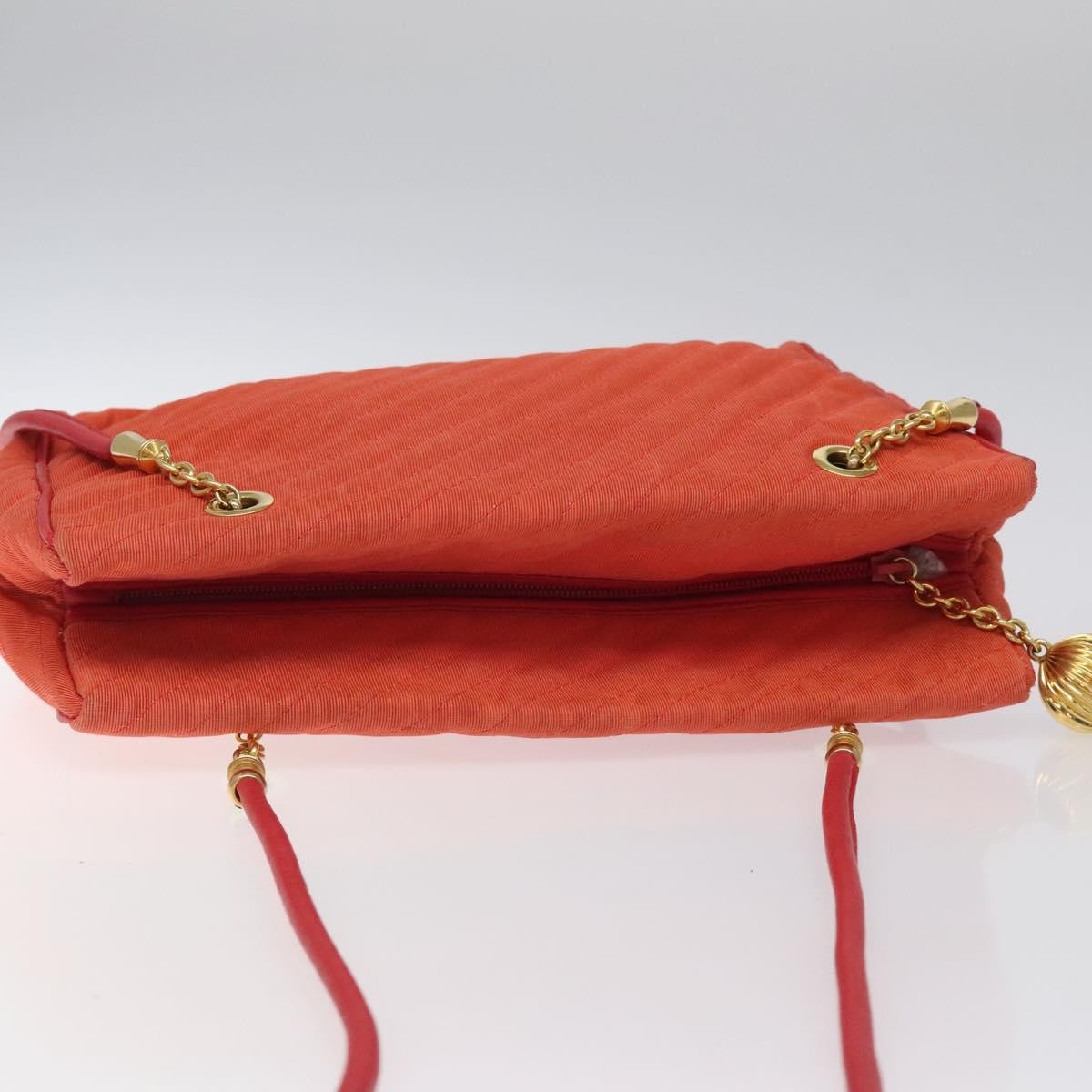 Bally Vintage Shoulder Bag Nylon, ORANGE, NYLON, Shoulder bag