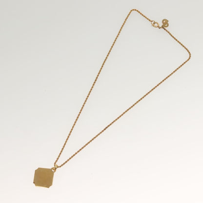 Christian Dior Vintage Dior Logo Necklace Metal, GOLD, METAL, Necklace