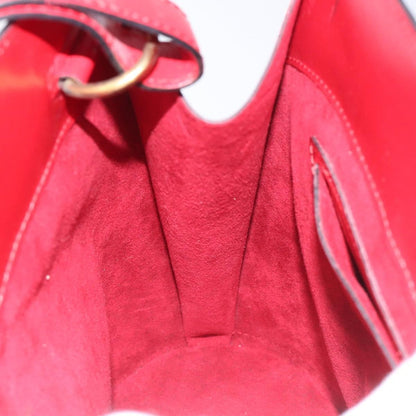Louis Vuitton Cluny Shoulder Bag Epi Leather, RED, LEATHER, Shoulder bag