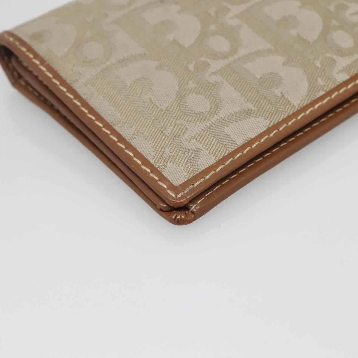 Christian Dior Trotter French Wallet Diorissimo Canvas, GREEN, CANVAS, Wallets