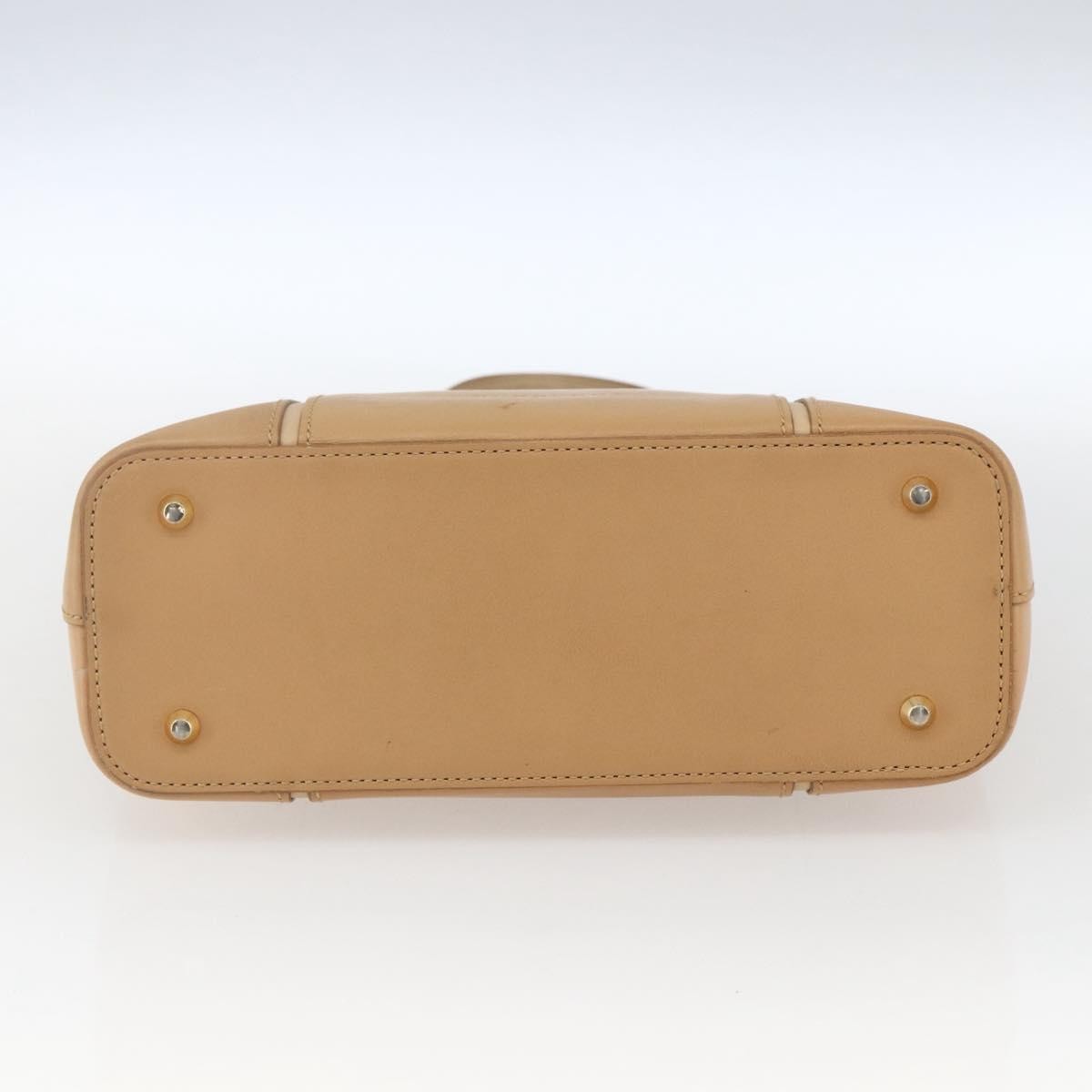 Burberry Vintage Handbag Leather, BEIGE, LEATHER, Handbag