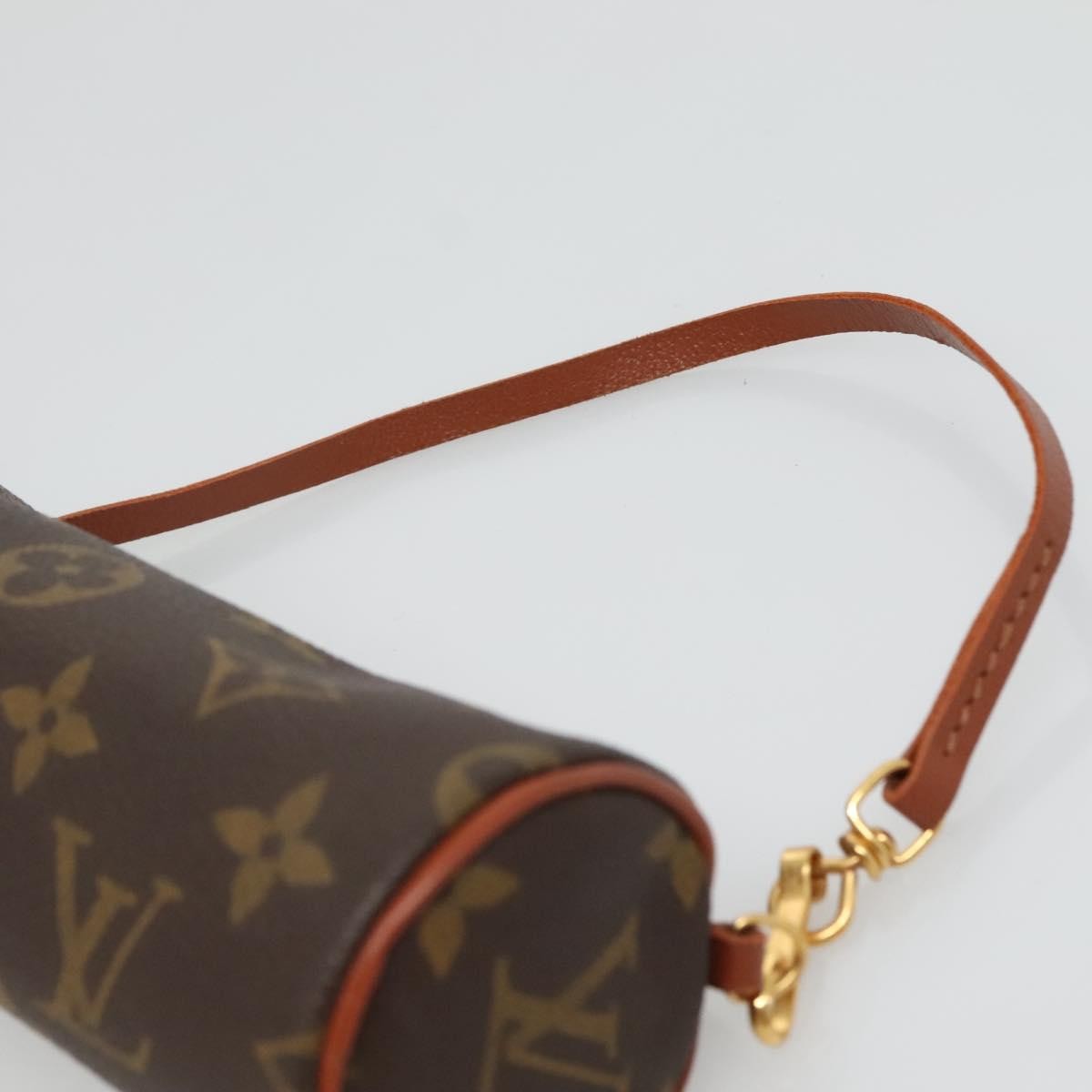 Louis Vuitton Papillon Pochette Monogram Canvas, BROWN, CANVAS, Handbag
