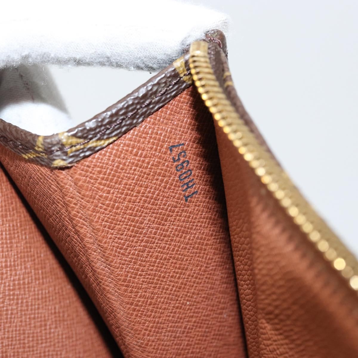 Louis Vuitton Poche Documents Monogram Canvas, BROWN, CANVAS, Briefcase