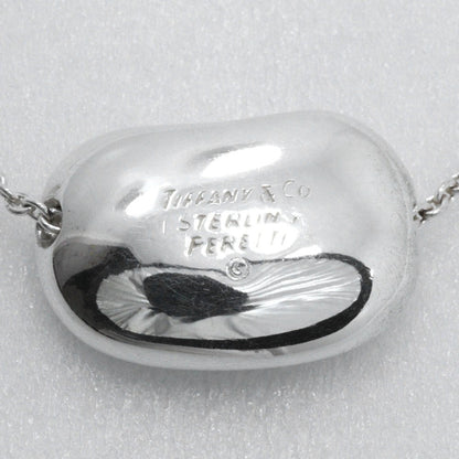 Tiffany & Co. Elsa Peretti Bean Pendant Necklace Sterling Silver, SILVER, SILVER, Necklace