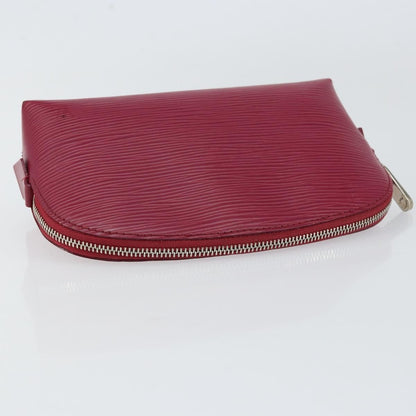 Louis Vuitton Cosmetic Pouch Epi Leather, PINK, LEATHER, Clutche & pouche