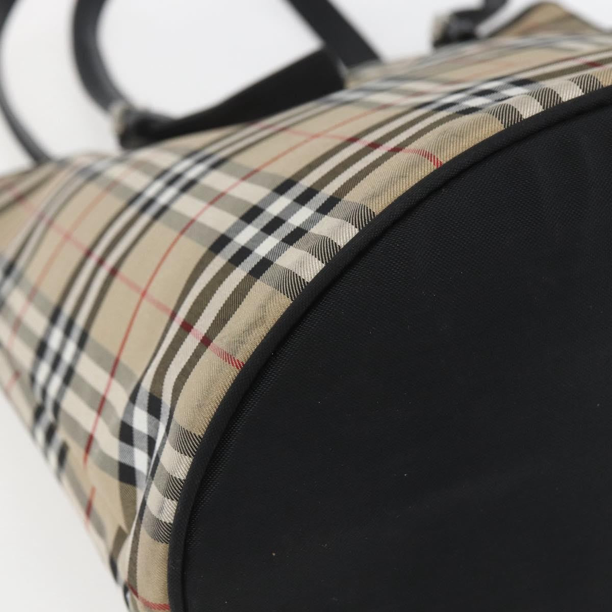 Burberry Nova Check Tote Nylon, BEIGE, NYLON, Tote bag