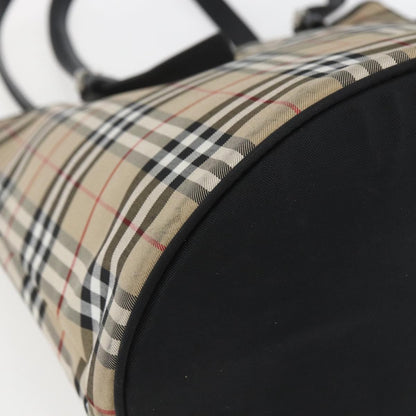 Burberry Nova Check Tote Nylon, BEIGE, NYLON, Tote bag