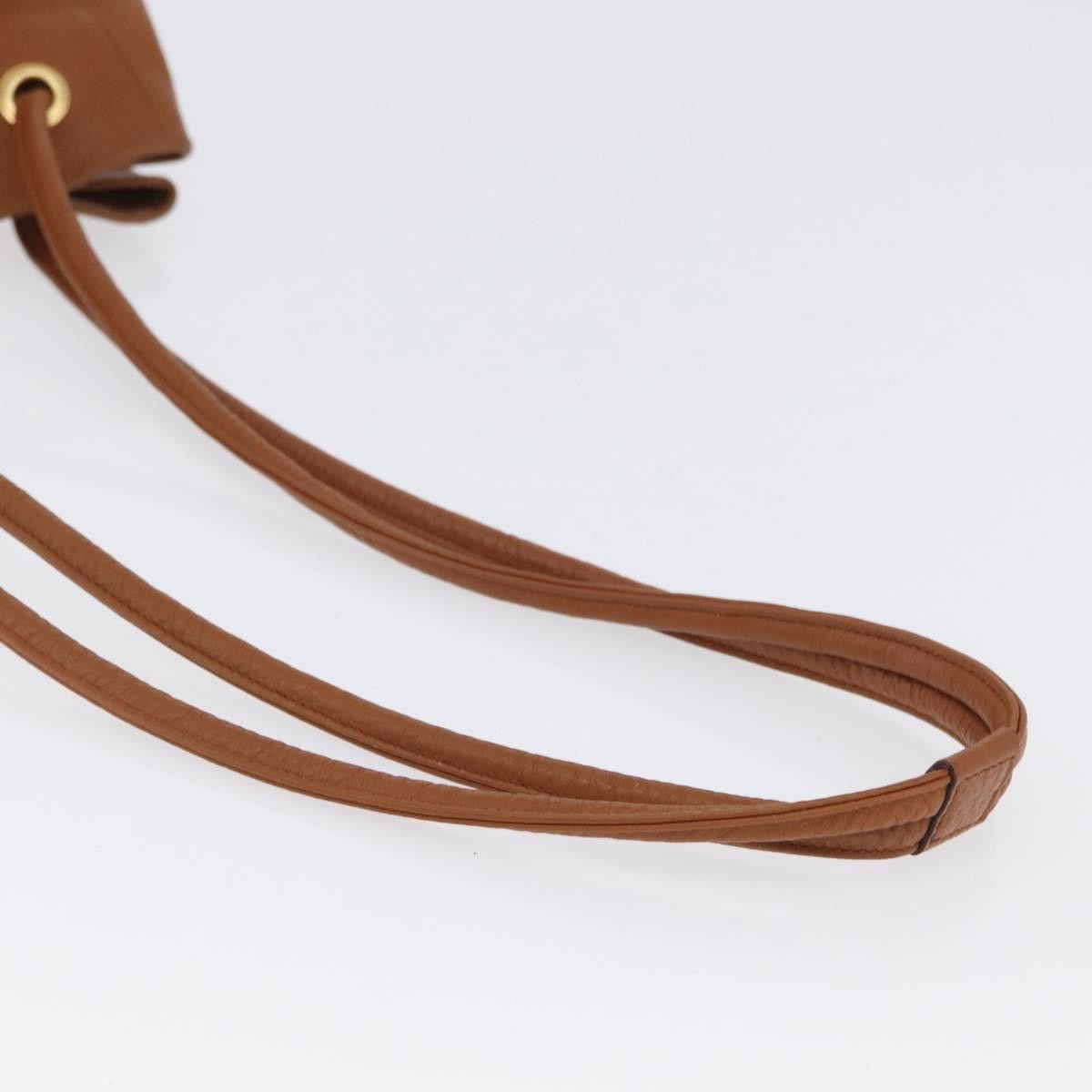 Valentino Garavani Vintage shoulder bag Leather, BROWN, LEATHER, Shoulder bag