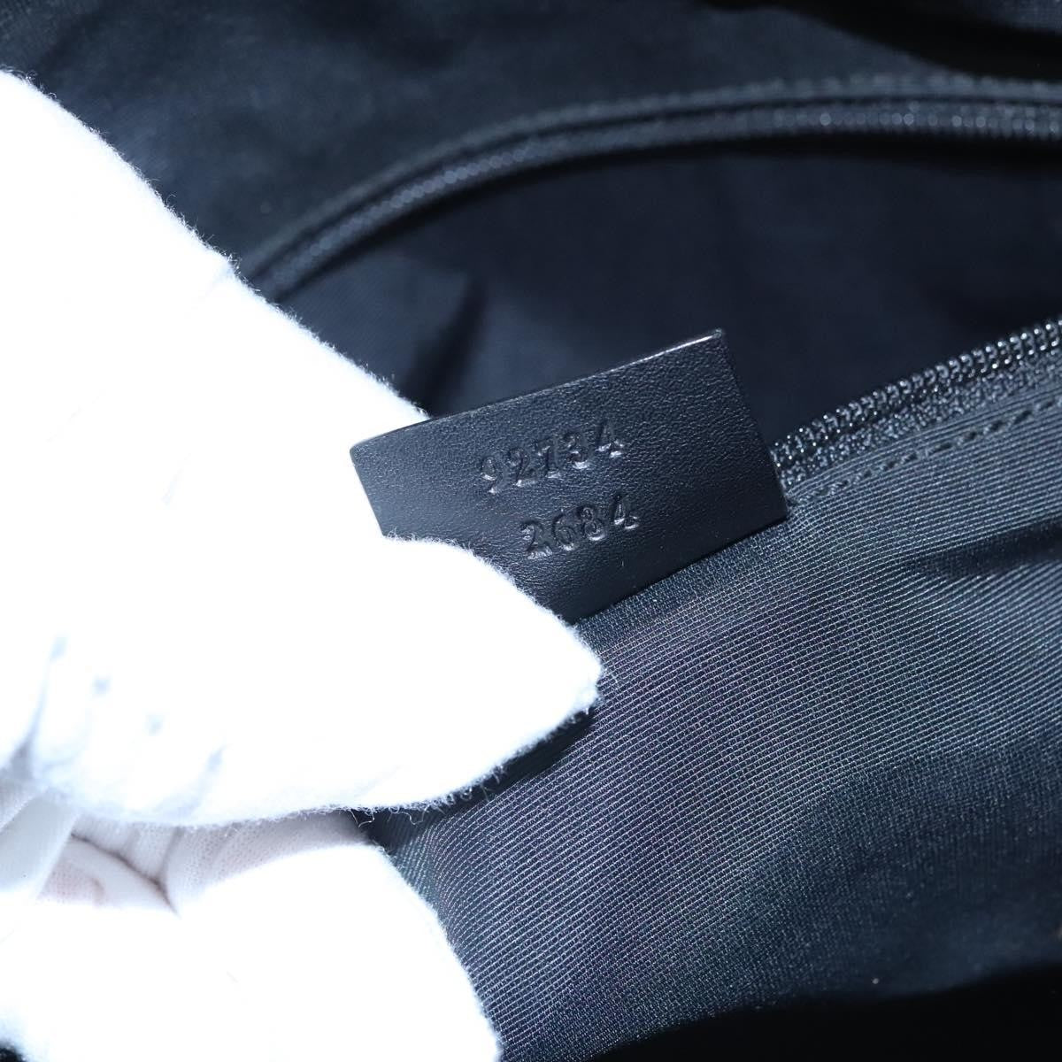 Gucci GG Canvas Bag Canvas, BLACK, CANVAS, Handbag