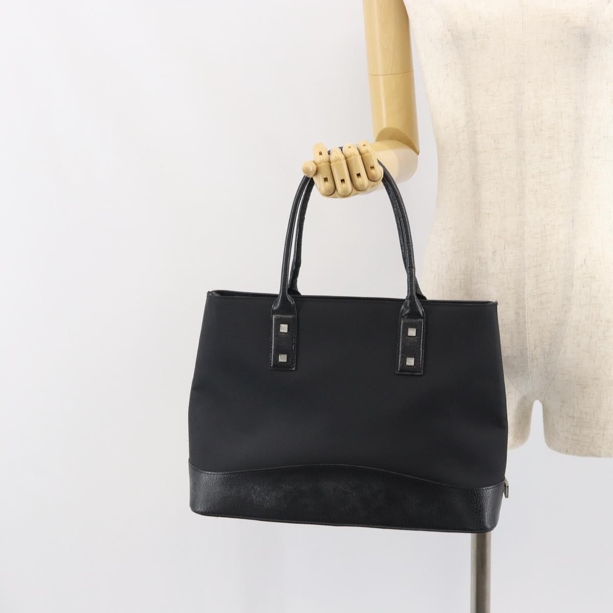 Salvatore Ferragamo Vintage Tote bag Canvas, BLACK, CANVAS, Tote bag