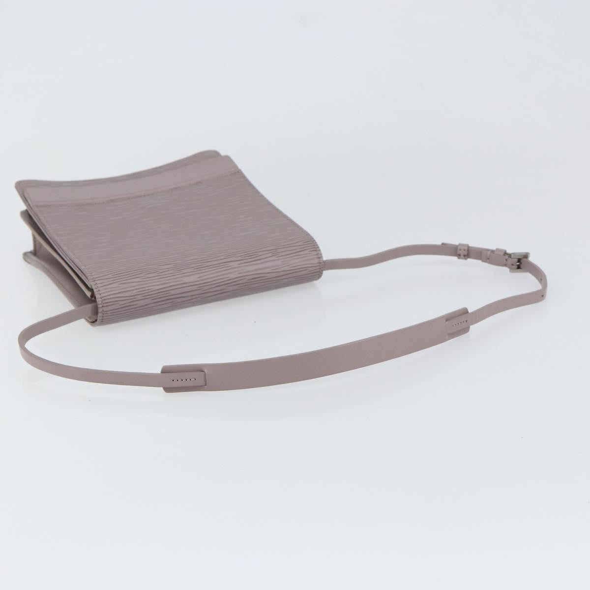 Louis Vuitton Biarritz Shoulder Bag Epi Leather, Purple, Leather, Clutch