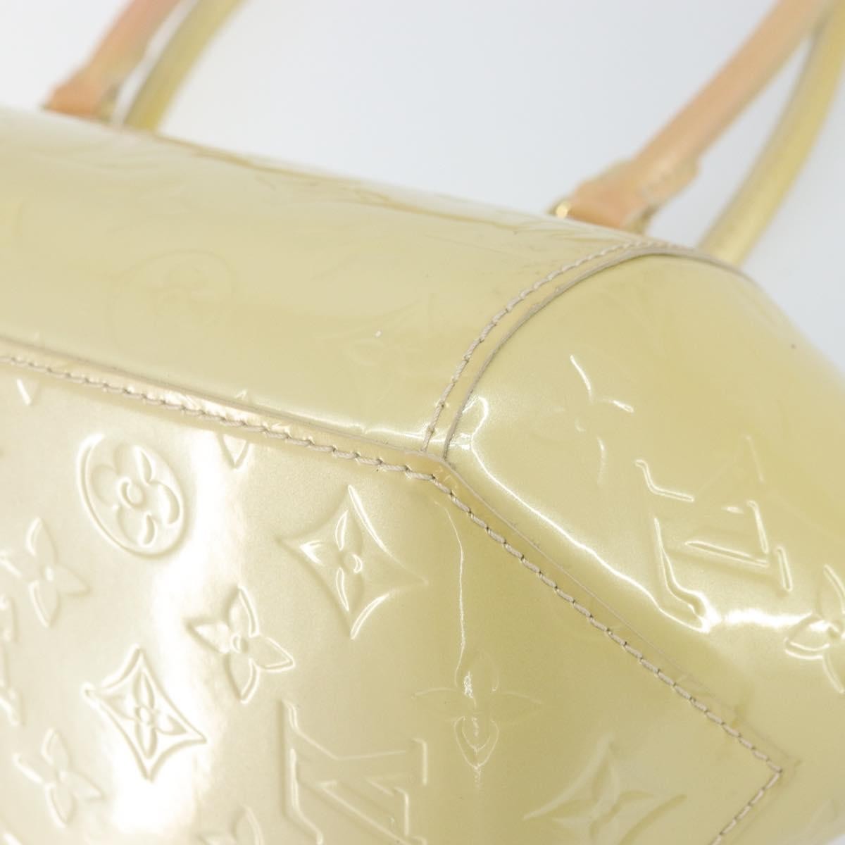 Louis Vuitton Sherwood Handbag Monogram Vernis, BEIGE, PATENT_LEATHER, Handbag