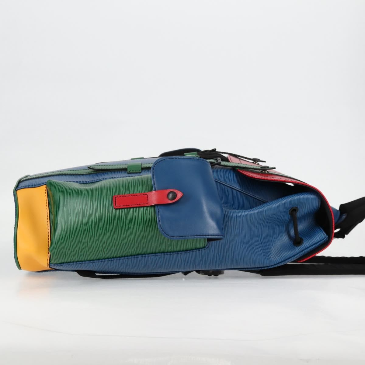 Louis Vuitton Christopher Backpack Epi Leather, MULTICOLOUR, LEATHER, Backpack