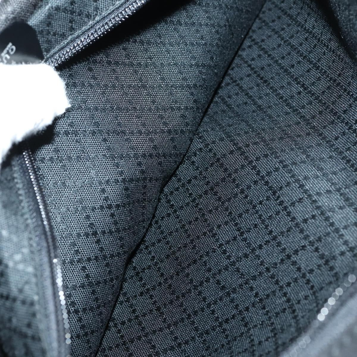 Gucci Travel Boston Bag Leather with Nylon, BLACK, LEATHER, Travel bag