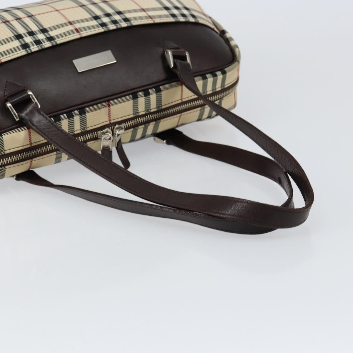 Burberry Nova Check Tote Canvas and Leather, BEIGE, NYLON, Tote bag