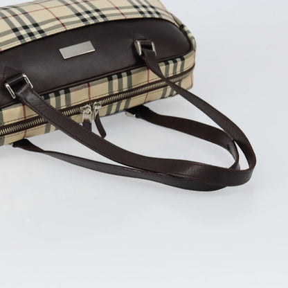Burberry Nova Check Tote Canvas and Leather, BEIGE, NYLON, Tote bag