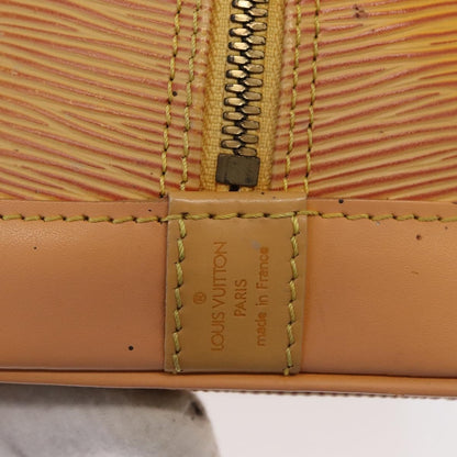 Louis Vuitton Alma Handbag Epi Leather, YELLOW, LEATHER, Handbag