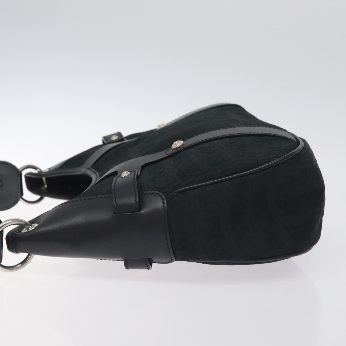 Salvatore Ferragamo Shoulder Bag Canvas, BLACK, CANVAS, Shoulder bag