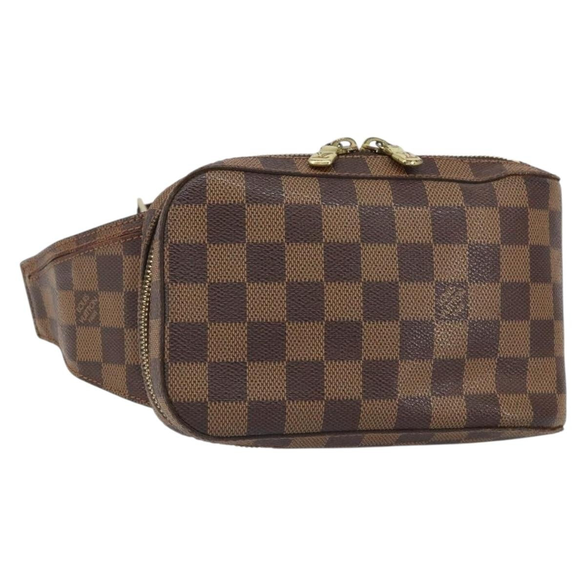 Louis Vuitton Geronimos Waist Bag Damier, BROWN, CANVAS, Shoulder bag