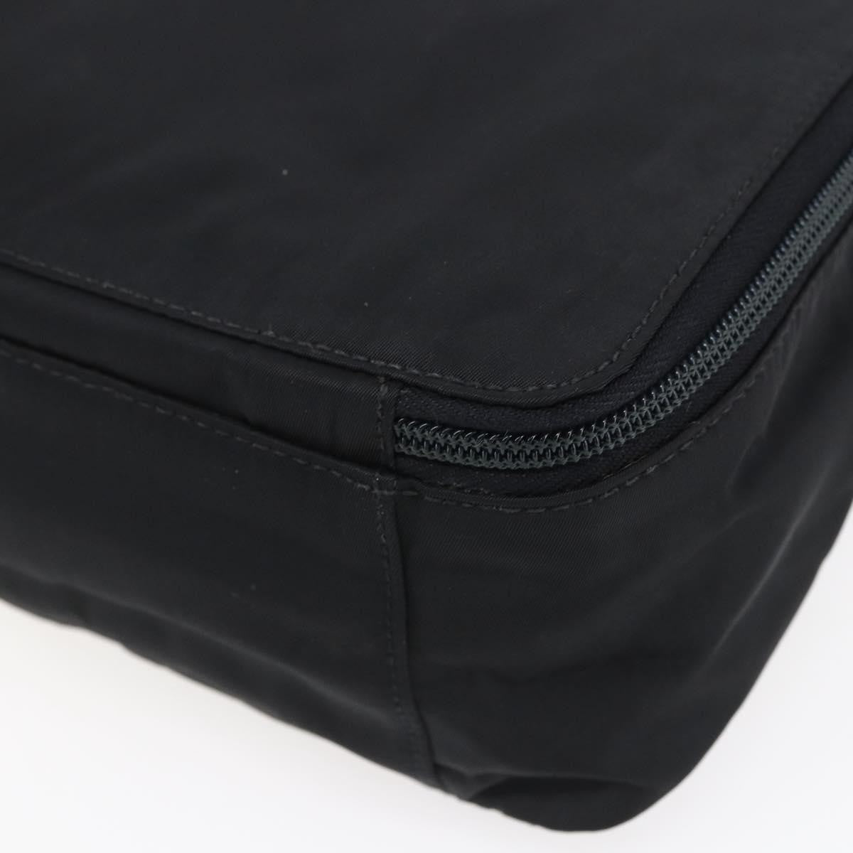 Prada Vintage Handbag Tessuto, Black, Nylon, Handbag
