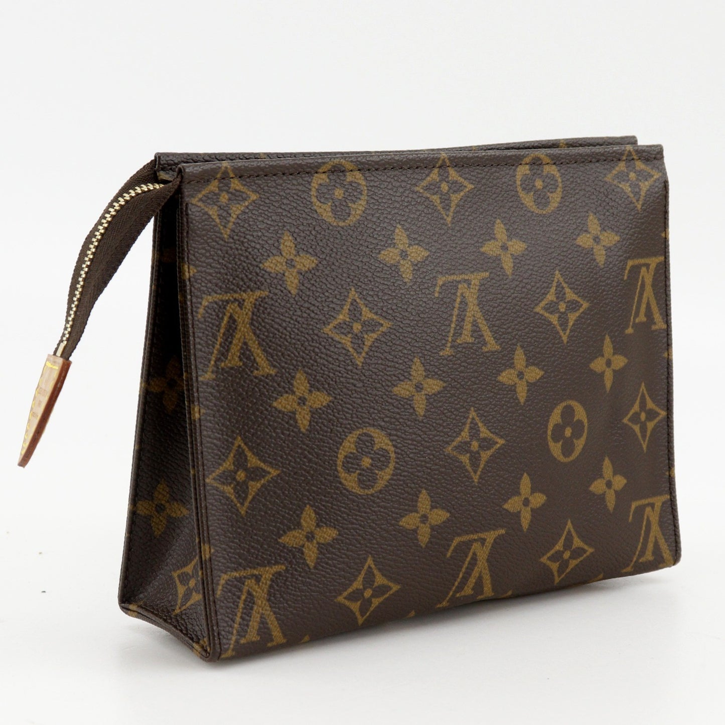 Louis Vuitton Toiletry Pouch Monogram Canvas, Brown, Canvas, Wallet
