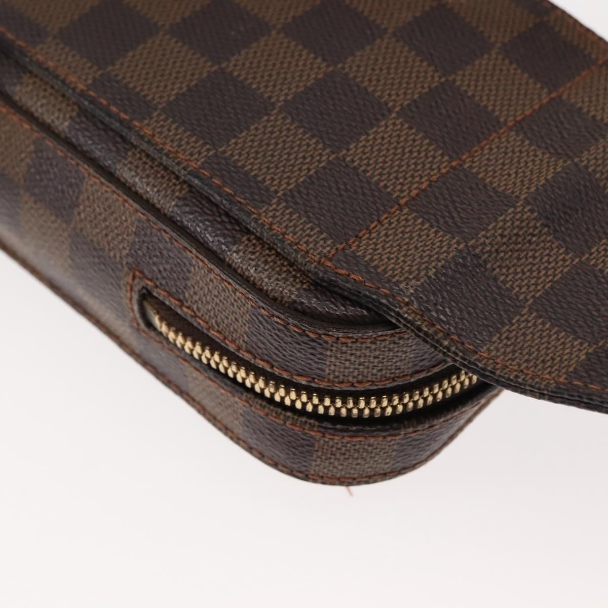Louis Vuitton Geronimos Waist Bag Damier, BROWN, CANVAS, Shoulder bag