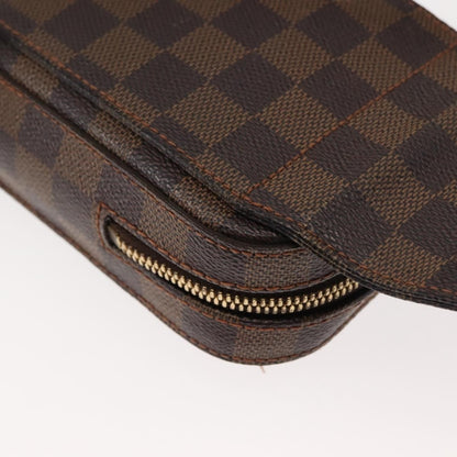 Louis Vuitton Geronimos Waist Bag Damier, BROWN, CANVAS, Shoulder bag