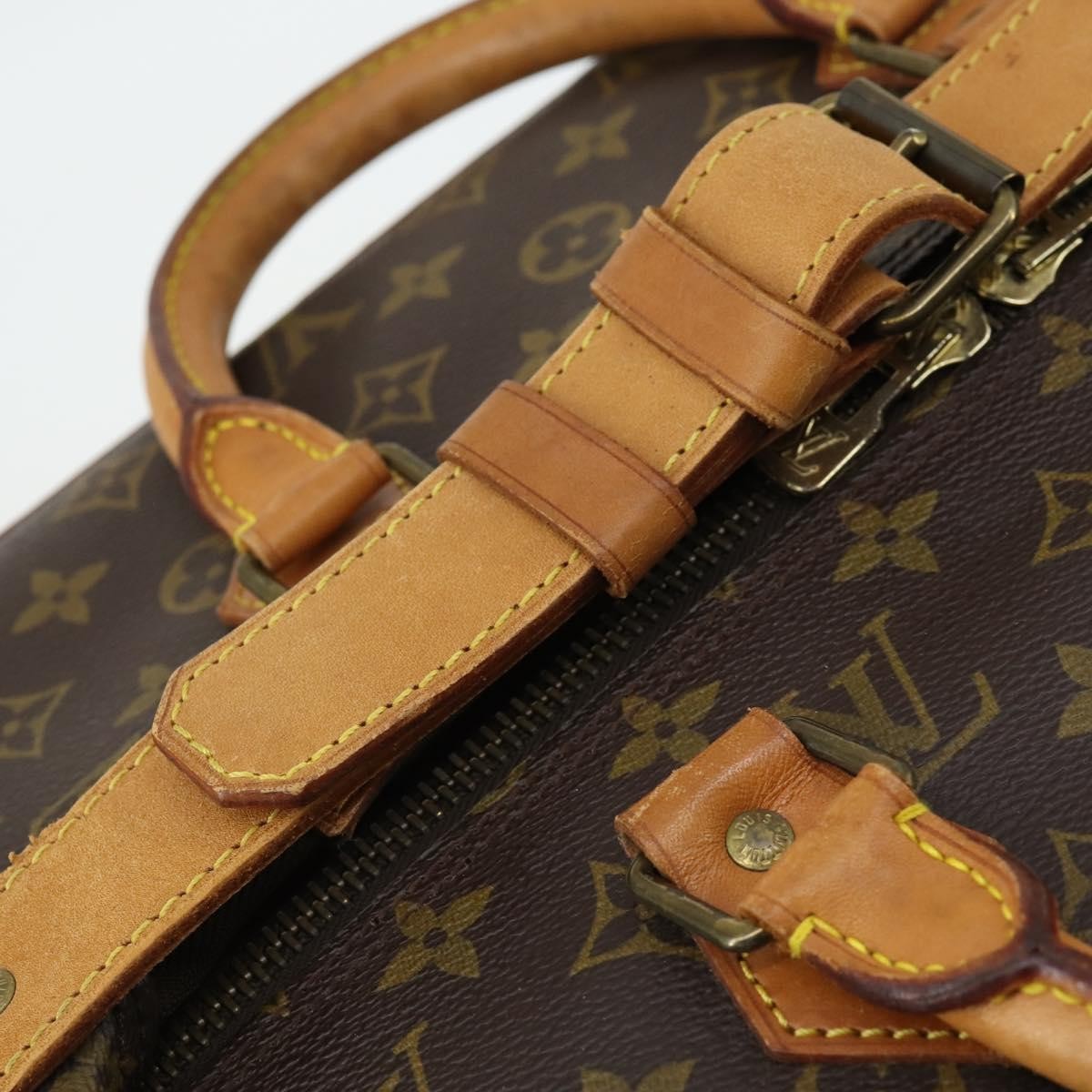 Louis Vuitton Cruiser Handbag Monogram Canvas, BROWN, CANVAS, Travel bag