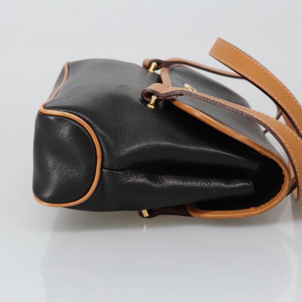 Celine Handbag Leather, BLACK, LEATHER, Handbag