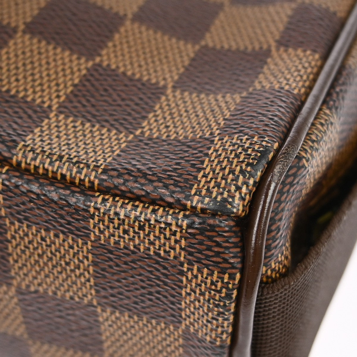 Louis Vuitton Olav Handbag Damier, BROWN, CANVAS, Shoulder bag