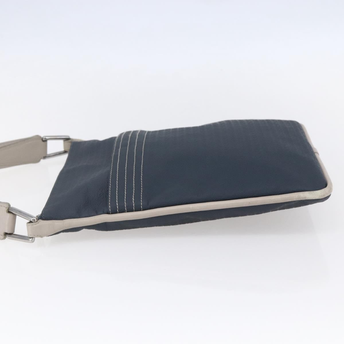 Loewe Anagram Shoulder Bag Canvas, NAVY, PVC, Shoulder bag