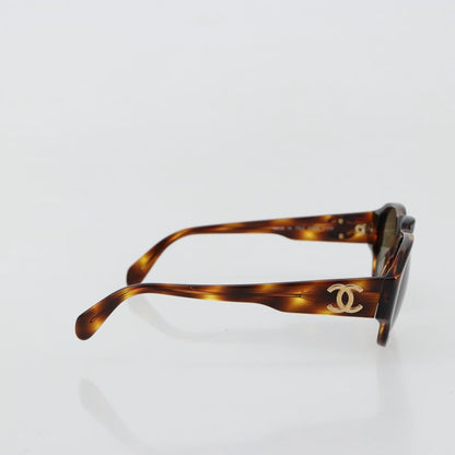 Chanel Logo CC Sunglasses Plastic, Brown, Plastic, Sunglasses