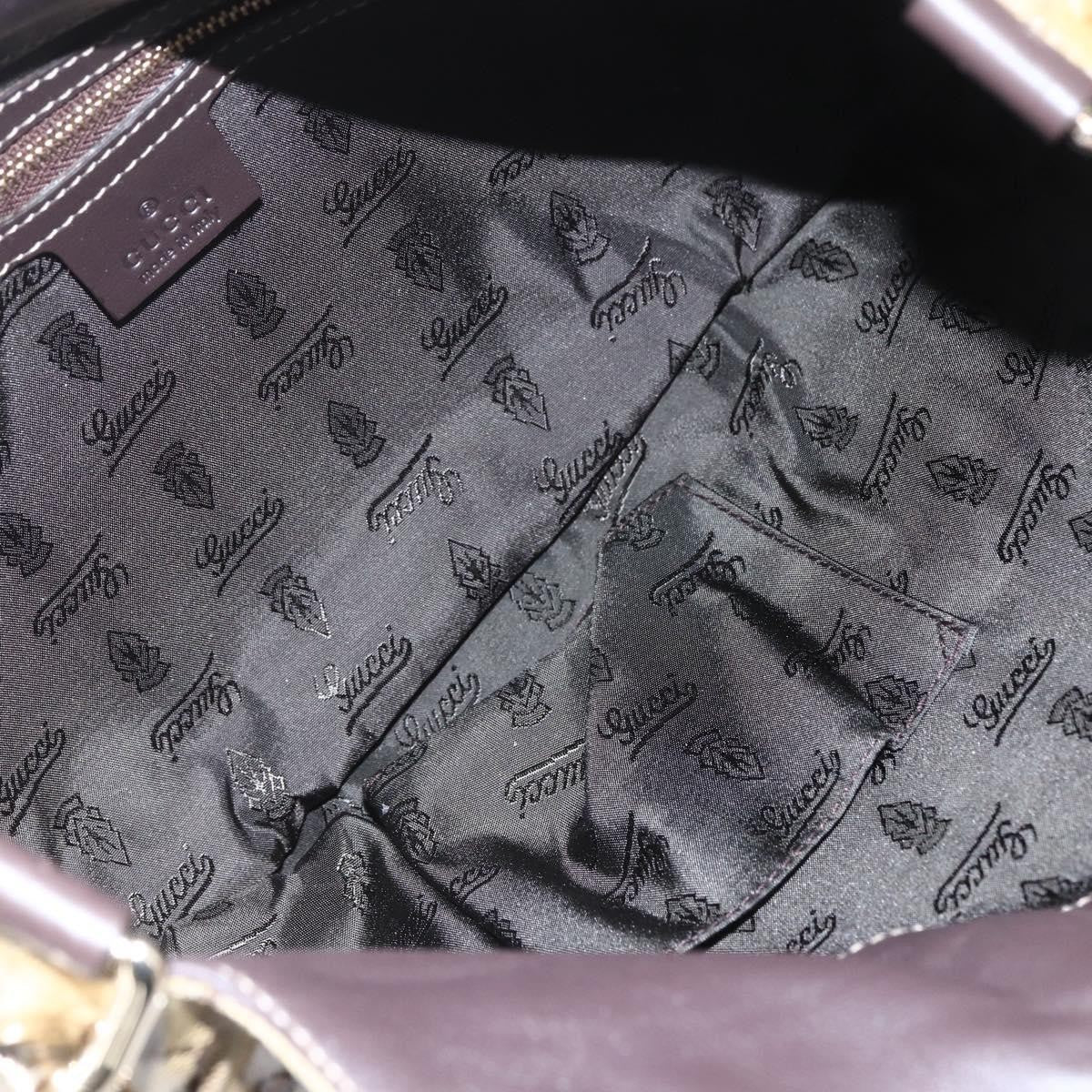 Gucci Hysteria Convertible Top Handle Bag GG Coated Canvas, BEIGE, CANVAS, Handbag