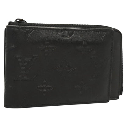 Louis Vuitton Hybrid Wallet Monogram Shadow Leather, Black, Leather, Wallet